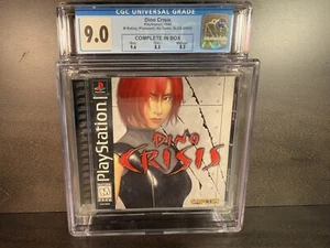 Dino Crisis PlayStation PS1 CIB Complete CGC 9.0 - Picture 1 of 2