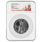 2022 U.K. 5 Pound St. Helena Silver Queen’s Virtues Truth .999 5 oz NGC MS70 ...