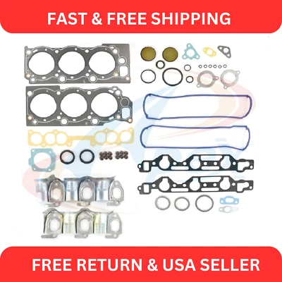 Juego de juntas de culata de motor para camioneta Toyota 88-95 3,0 L-V6 Foto 1 de 2