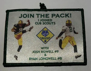 NFL Green Bay Packers Bidwell and Longwell Wisconsin Patch Boy Scout TK4 - Picture 1 of 1