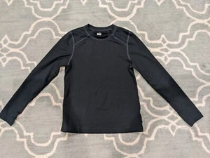 REI Coop Midweight Base Layer Crew Top Black Small (8) - Picture 1 of 3