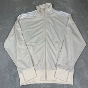 Adidas Originals Adicolor Firebird Track Jacket Mens Size M Beige/White IR9892 - Picture 1 of 8