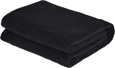 Extra Large Oversized Bath Towels, 100% Cotton Turkish Towels, 40x80 inch, Black - Image 1 of 4