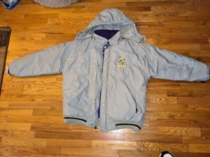 Vintage Minnesota Vikings Starter Puffer Jacket Size XL Coat NFL Mint Parka RARE - Picture 1 of 16