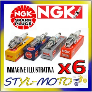 KIT 6 CANDELE NGK SPARK PLUG ILZFR6D11 BMW Z 4si E85 2.5 160 kW N52 B25 2004 - Imagen 1 de 1