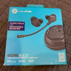 ⚡SHIP SAME DAY⚡ NEW JLab Work Buds True Wireless Earbuds - Black - Picture 1 of 4