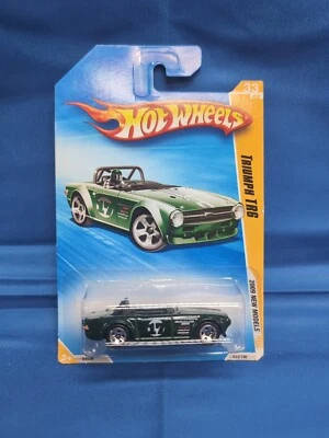 Hot Wheels 2009,Triumph TR6 #33/190,New Models 33/42,Green,N4036,5SP,Diecast Car - Image 1 of 4