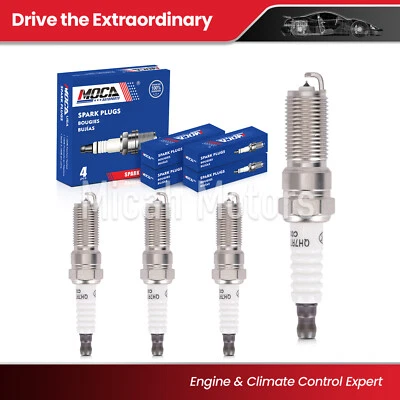 4pcs Spark Plugs Fit Ford Transit-150 250 350 F-150 Buick Enclave Chevrolet GMC Foto 1 de 4