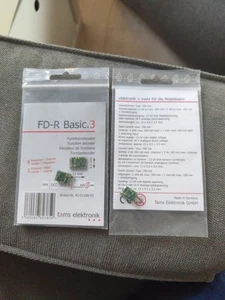 2 Stück Tams FD-R Basic.3 Funktionsdecoder Für Digitalbetrieb Modellbahn - Bild 1 von 3