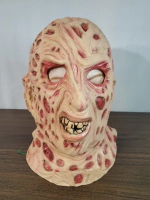 Vintage 2004 Full Freddy Krueger Mask Costume Accessory Nightmare On Elm Street - Image 1 of 4