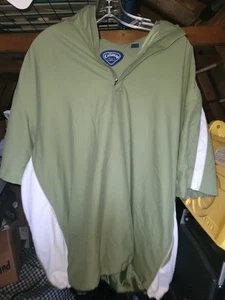 Callaway Jacket Mens 2XL Green Golf Outerwear Windbreaker 1/4 Zip Golfer Top - Picture 1 of 5