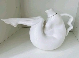Anissa Kermiche: Female Form Teapot. Glossy White. Quirky rare - Picture 1 of 7