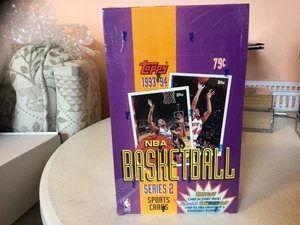 1993-94 TOPPS BASKETBALL SERIES 2 FACTORY SEALED BOX - Picture 1 of 3