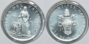Vatican 1963 2 Lire 241050 combine shipping - Picture 1 of 3