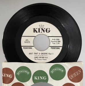 James Brown,"Ain't That A Groove, Part 1 & 2", Funk Soul, King Records, 7" vinyl - Picture 1 of 2