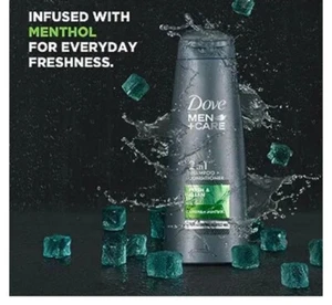 Shampoo da uomo Dove Men + Care Refrescante (80 ml) - Foto 1 di 3