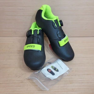 Speed Black / Lime Green Fahrradschuhe Größe 7 (Herren) US / 40 EU - NEU mit Werkzeug - Bild 1 von 12