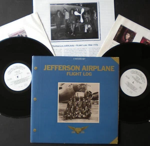 LP JEFFERSON AIRPLANE FLIGHT LOG 1966/1976 DOUBLE COMPILATION ITALY PROMO GRUNT - Imagen 1 de 1