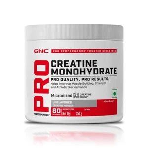 GNC Pro Performance Creatine Monohydrate 3000 mg Supplement Powder- 250 gm - Picture 1 of 5