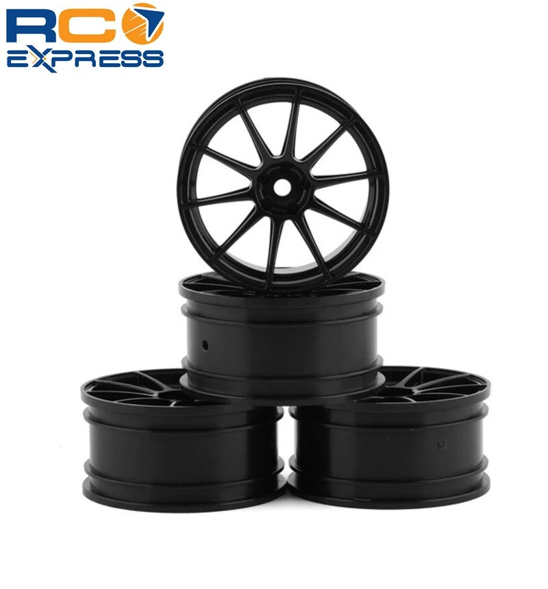 MST 5h Wheel Set (Black) (4) (+1 Offset) MXS-832058BK - Image 1 of 1