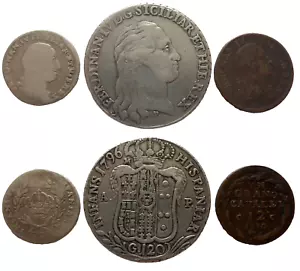 Italia, Lote Monedas Pequeñas, Reino de Nápoles y Sicilia 1790 - 1796, Fernando - Imagen 1 de 17