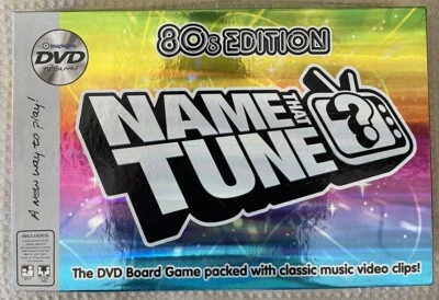 Name That Tune 80s Edition DVD Board Game Classic Music Video Clips Complete - Image 1 of 4