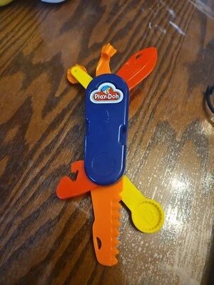 Navaja suiza multiherramienta Play-Doh Fun Cutter 1987 de colección juguete Playskool *RARA Foto 1 de 4
