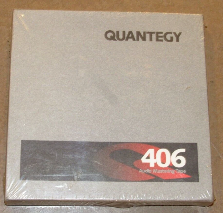 Vintage Quantegy 406 BLANK Audio Mastering Tape - 1/4" x 600 NEW - Image 1 of 1