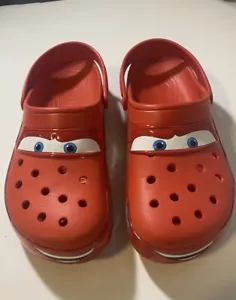 Crocs Lightning McQueen Clog Mens Size 11 Disney Pixar Cars Light-Up - Picture 1 of 10