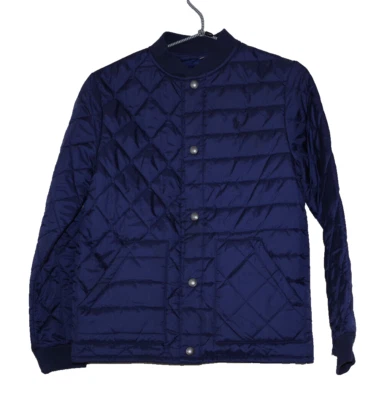 Polo Ralph Lauren blue quilted boy jacket Size: 10-12 - Image 1 of 4