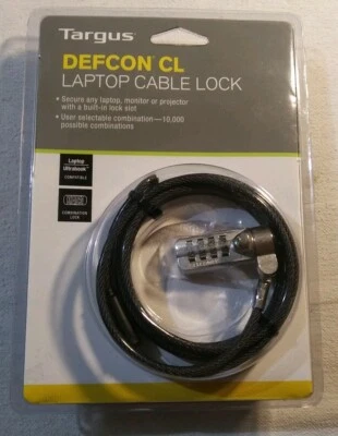 Targus Defcon Cl Laptop Cable Lock - Image 1 of 2