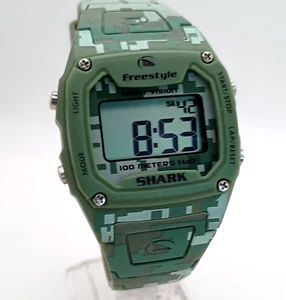 Freestyle Shark Classic FS81316 Night Vision Steel back 100m H2o Green Camo Rare - Picture 1 of 15