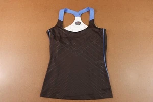 Bolle Womens Medium Black Blue Trum Built In Bra Racerback Tank Top New *Fla - Picture 1 of 8