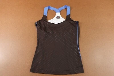 Camiseta sin mangas Bolle para mujer mediana negra azul Trum sujetador incorporado espalda deportiva nueva *Fla Foto 1 de 4