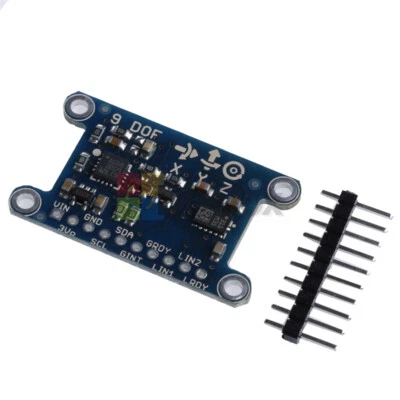 Arduino 9 Axis IMU L3GD20 LSM303D Module 9DOF Compass Acceleration Gyroscope - Image 1 of 4