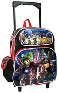 Avengers Infinity War Rolling 12" Backpack with two Main Compartments-Brand New! - Picture 1 of 2