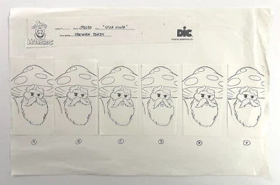 Super Mario Bros Super Show Obewan Toady DIC Production Animation Sheet 1989 - Image 1 of 4