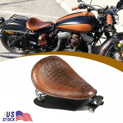 Motorcycle Alligator Solo Seat Spring For Yamaha V-Star XVS1100 Custom 1999-2009 Foto 1 de 4
