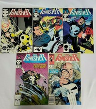 Lot Of 5 The Punisher Marvel Comics 1987 Issues 2, 3, 4, 8 And 18
