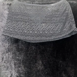 Catalina Swim Skirt Bathing Suit Bottoms Size L 12-14 Black Time & Tru - Picture 1 of 4