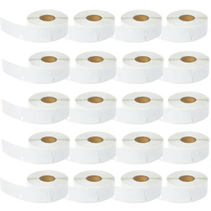 20 rollos 1"" x 2-1/8"" multiusos 500 etiquetas 30336 para máquina de etiquetas Dymo 450 Duo - Imagen 1 de 12