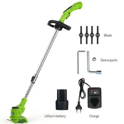 12V Cordless Grass Trimmer Lawn Weed Electric Whipper Snipper Strimmer 1 Battery - Image 1 of 4