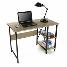 Scrivania tavolo per porta pc da computer pieghevole multiuso salvaspazio 2 ripi