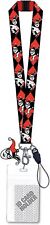 DC Harley Quinn Lanyard with PVC Dangle , Red 