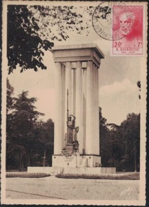 TARN ET GARONNE - MONTAUBAN - A.BOURDELLE - 1er JOUR LE 10-7- 1954 - COTE 30€ - Picture 1 of 1
