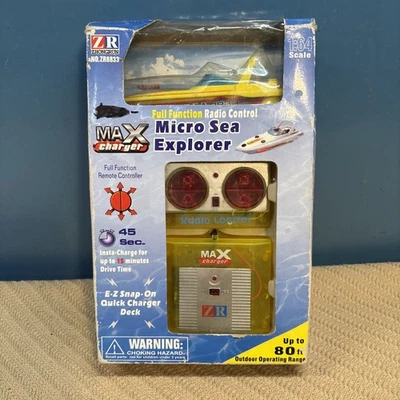 ZHONGRUN ZR8833 Micro Sea Explorer Radio Control Boat 1:64 Scale - Image 1 of 4