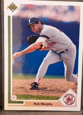 Rob Murphy "Boston Red Sox". 1991 Upper Deck Baseball Card #683 - Image 1 of 2