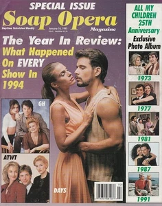Soap Opera Magazine Jan 10, 1995 YEAR IN REVIEW-SPECIAL ISSUE-AMC 25th ANNIVERS - Picture 1 of 5