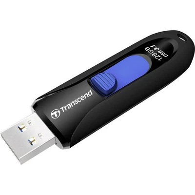 Transcend JetFlash® 790 Chiavetta USB 128 GB Nero, Blu TS128GJF790K USB 3.1 - Immagine 1 di 4