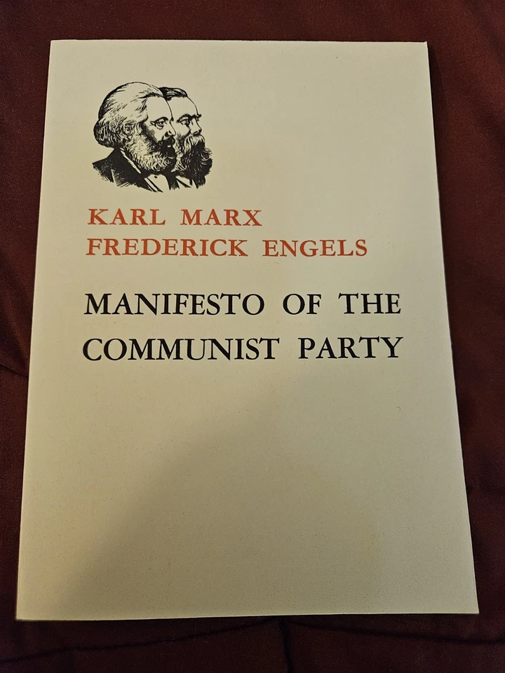 MANIFESTO OF THE COMMUNIST PARTY, by  Marx & Engles.  Annotated.  Mint Condition - Image 1 of 4